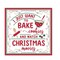 10" Christmas Baking Metal Sign – Bake Cookies & Watch Movies Decor-MD137895